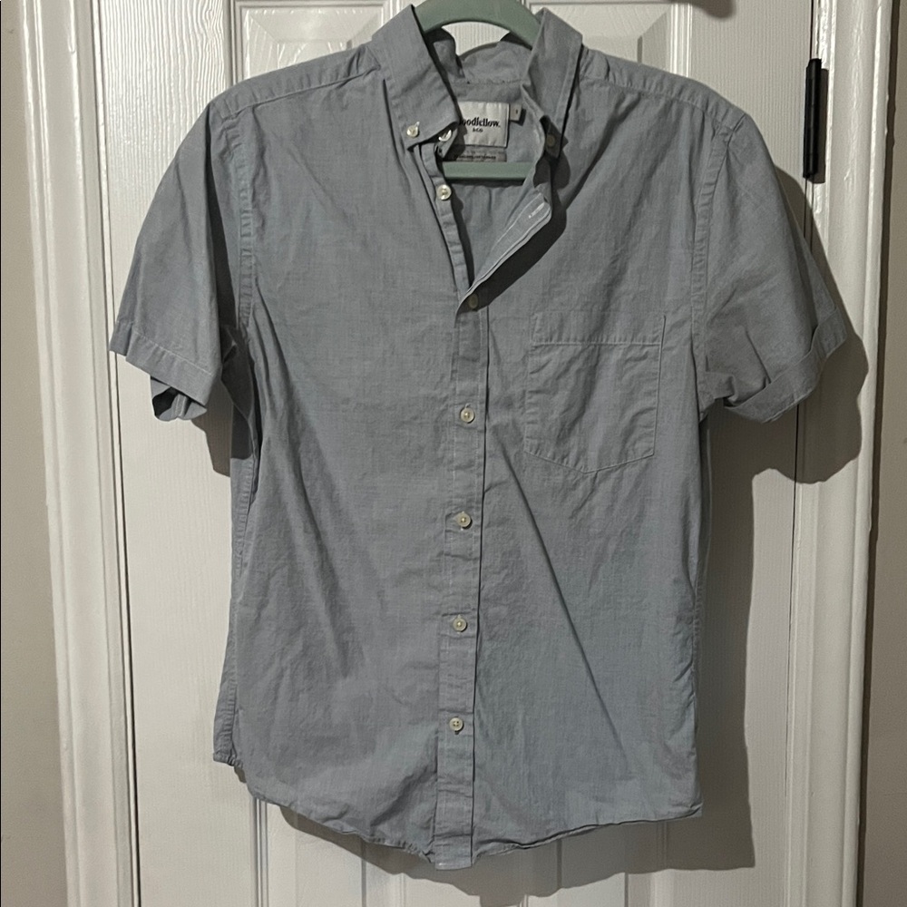 Goodfellow & Co Men's Gray Casual Button Down Shirt